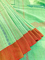 Light Green Phulia Cotton Saree Light Green Phulia Cotton Saree