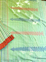 Light Green Phulia Cotton Saree Light Green Phulia Cotton Saree