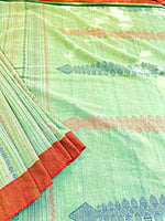 Light Green Phulia Cotton Saree Light Green Phulia Cotton Saree