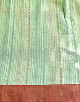 Light Green Phulia Cotton Saree Light Green Phulia Cotton Saree