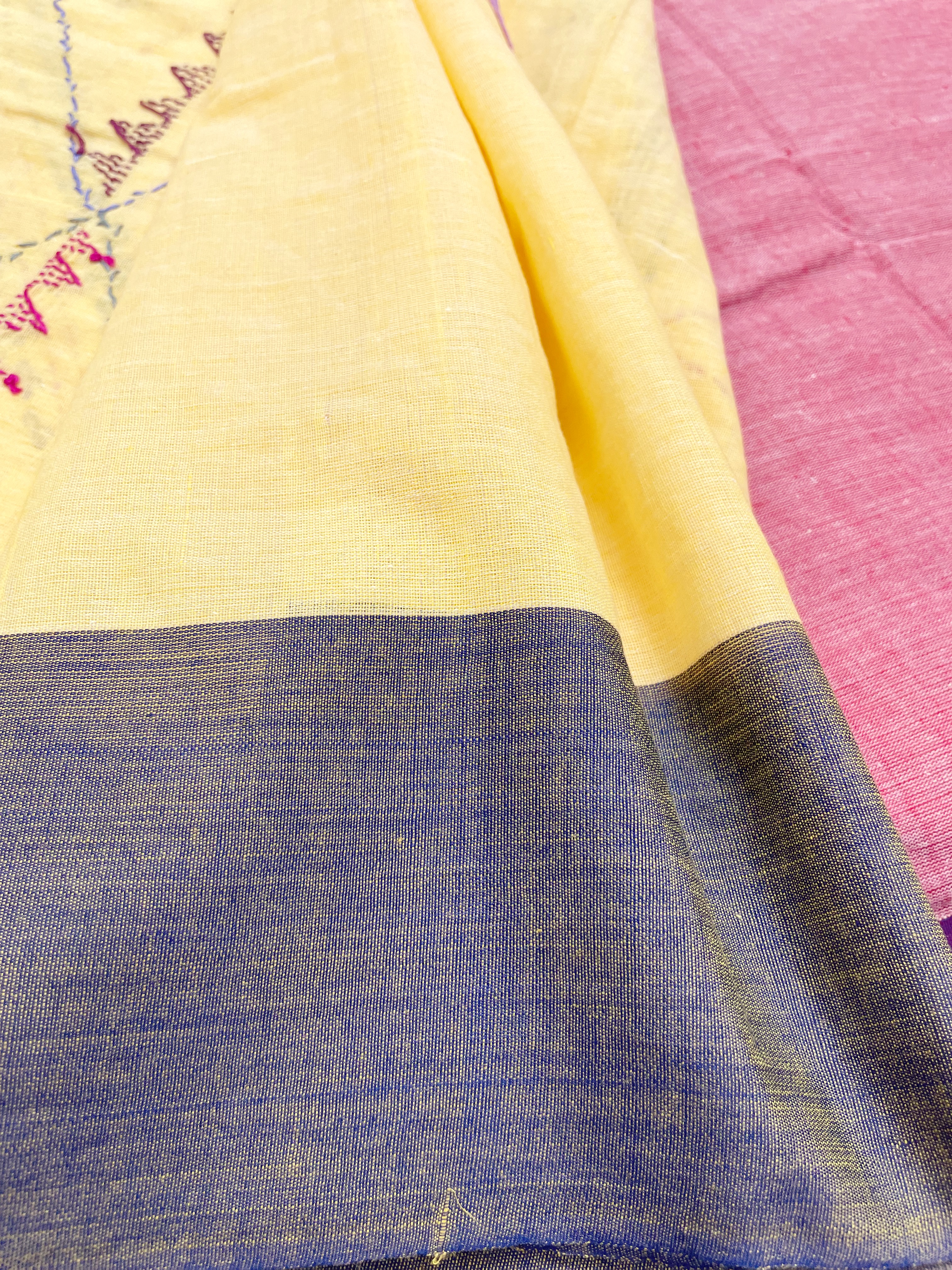 Khadhi cotton with Lambani embroidery