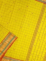 Lentil Yellow Cotton Saree