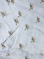 Linen Saree with Embroidery