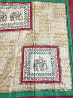 Embroidered Silk Saree
