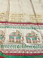 Embroidered Silk Saree
