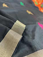 Black Kosa Silk Saree Black Kosa Silk Saree