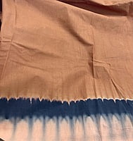 Brown and Black Batik Saree