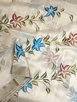 Beige Organza