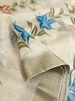 Beige Organza