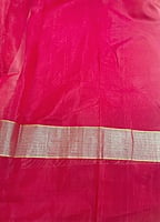 White Kora Cotton Saree