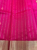 Pink Chanderi Silk Cotton Saree