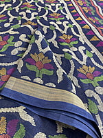 Dark Blue Fancy Saree Dark Blue Fancy Saree