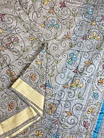 Linen with Kantha Embroidery