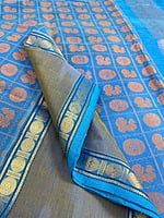 Blue Aiyram Butta Saree