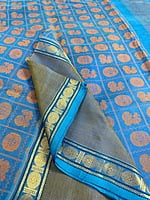Blue Aiyram Butta Saree