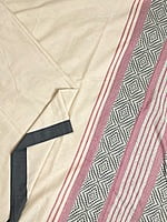 Cream Cotton Saree
