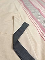 Cream Cotton Saree