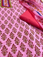 A Printed Salwar Suit with Yoke