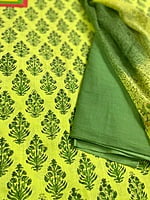 A Pretty Green Printed Salwar Suit