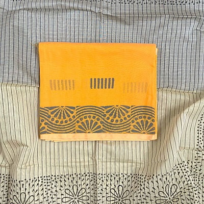 Warm Pumpkin Orange Salwar Suit