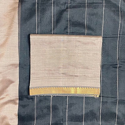 Grey Mangalgiri Salwar Suit