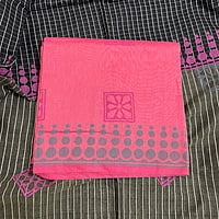 Hand Block Printed Pink Chanderi Salwar Suit Hand Block Printed Pink Chanderi Salwar Suit
