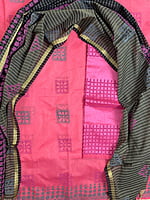 Hand Block Printed Pink Chanderi Salwar Suit Hand Block Printed Pink Chanderi Salwar Suit