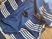 Indigo Striped Dupatta