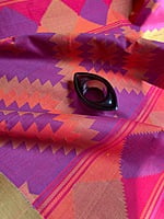 Pink Handloom Cotton Saree