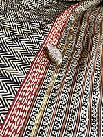 Black and Beige Chanderi Saree Black and Beige Chanderi Saree
