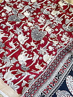 Red Kalamkari Dupatta