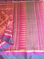 Coral Colour Kota Saree