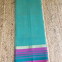 Green Printed Kota Saree