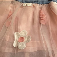 Denim and Supernet Dress Denim and Supernet Dress