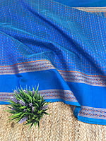 Blue Lakshadeepam Handloom Cotton Saree Blue Lakshadeepam Handloom Cotton Saree
