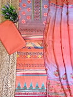 Coral Printed Cotton Suit