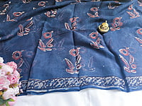 Dark Blue Kota Saree Dark Blue Kota Saree