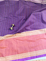Purple Lakshadeepam Saree Purple Lakshadeepam Saree