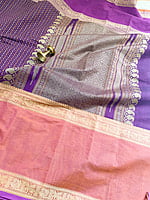 Purple Lakshadeepam Saree Purple Lakshadeepam Saree