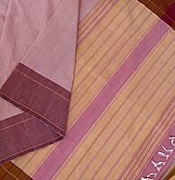 Pink handloom slub cotton saree Pink handloom slub cotton saree