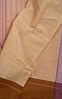 Pink handloom slub cotton saree Pink handloom slub cotton saree
