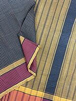 Black handloom kattam saree Black handloom kattam saree