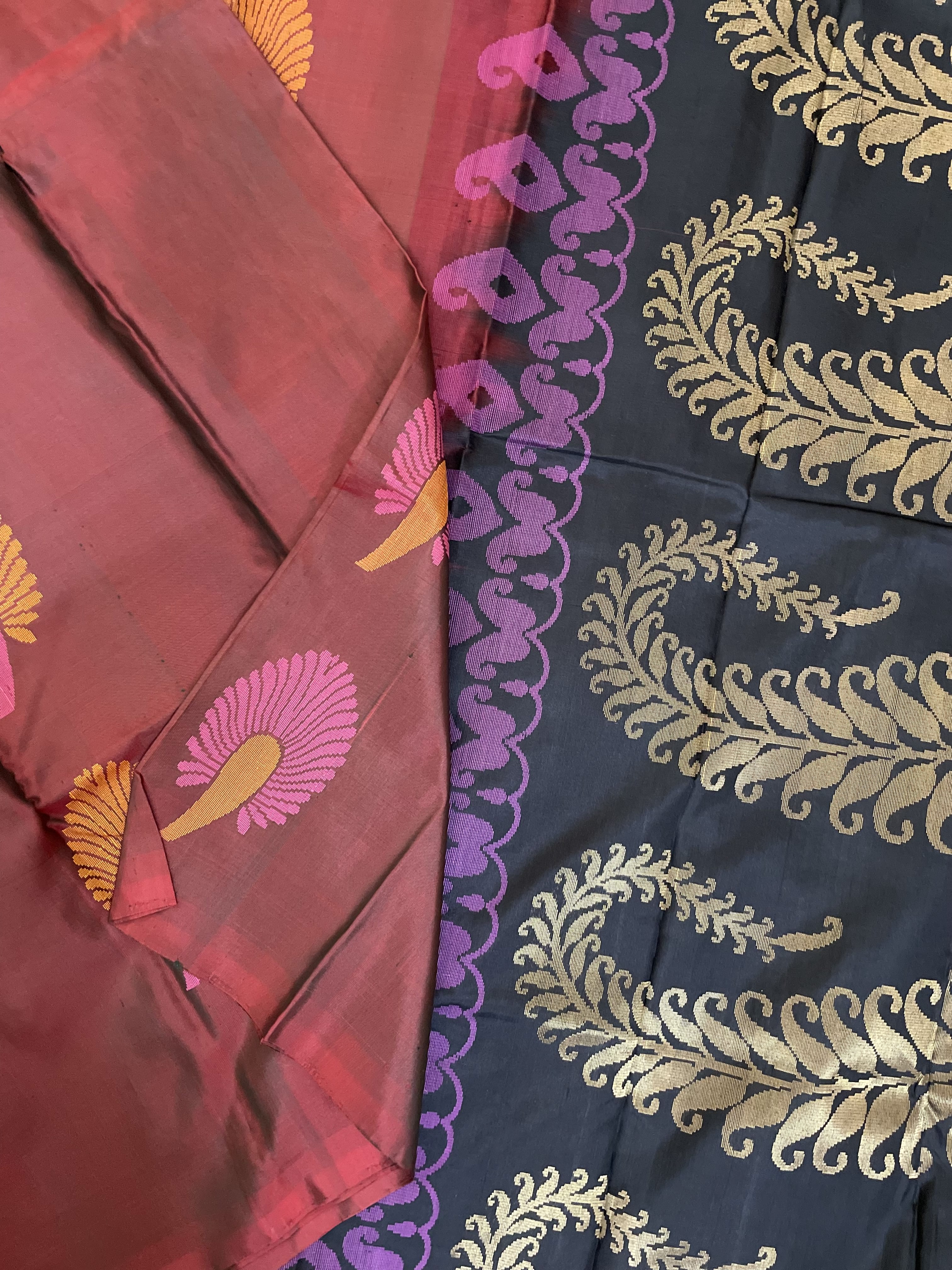 Burnt Umber Soft silk saree Burnt Umber Soft silk saree