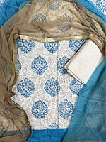 Off-white printed salwar suit Off-white printed salwar suit