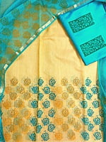 Yellow Supernet Salwar Suit Yellow Supernet Salwar Suit