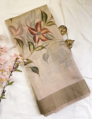 Beige Organza