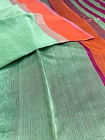 Jade green Maheswari silk cotton saree Jade green Maheswari silk cotton saree