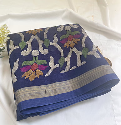 Dark Blue Fancy Saree