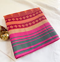 Coral Printed Kota Saree