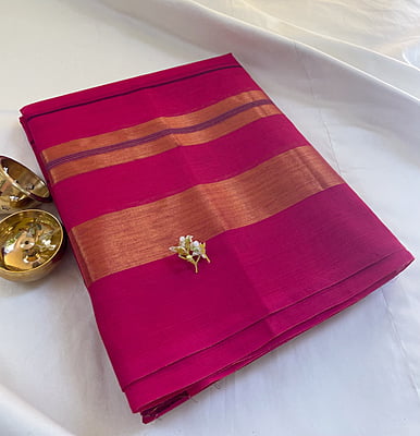 Striped Cotton Saree
